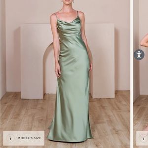 Revelry Skye Satin Dress